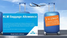 klm policy baggage